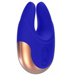 Синий клиторальный стимулятор Lavish - 8,9 см.