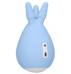 Голубой клиторальный стимулятор Luscious с тремя отростками