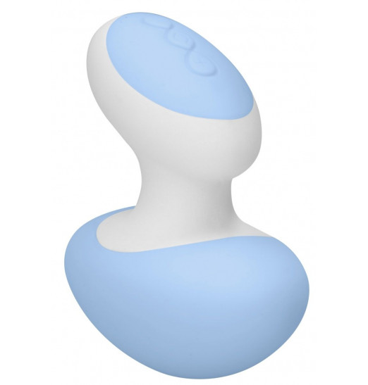 Голубой клиторальный массажер Lovebug