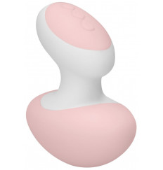 Розовый клиторальный массажер Lovebug
