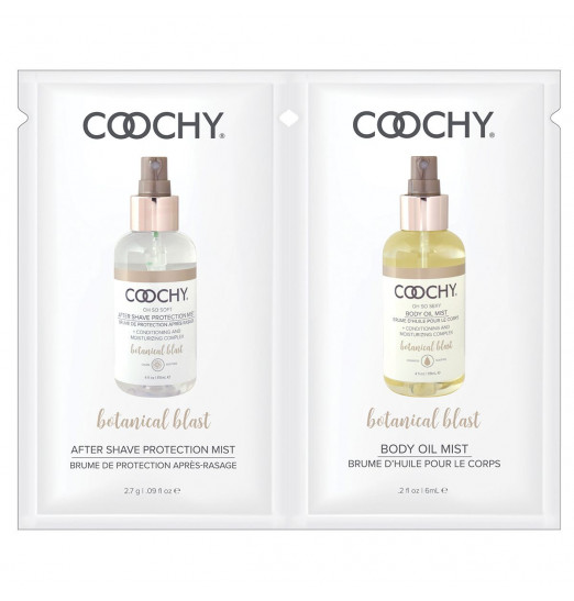 Набор - масло с феромонами и лосьон после бритья COOCHY BOTANTICAL BLAST - 6 мл. и 2,7 гр.