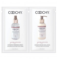 Набор - деликатный спрей и лосьон с эффектом пудры COOCHY PEONY PROWESS - 2,7 гр. и 6 мл. Набор - деликатный спрей и лосьон с эффектом пудры COOCHY PEONY PROWESS - 2,7 гр. и 6 мл.