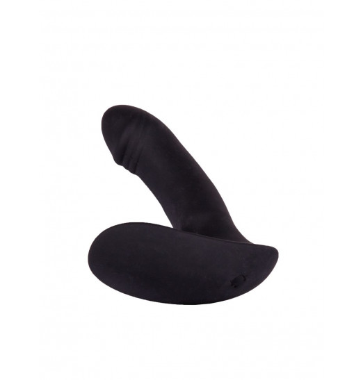 Чёрный массажёр простаты с вибрацией Чёрный массажёр простаты с вибрацией