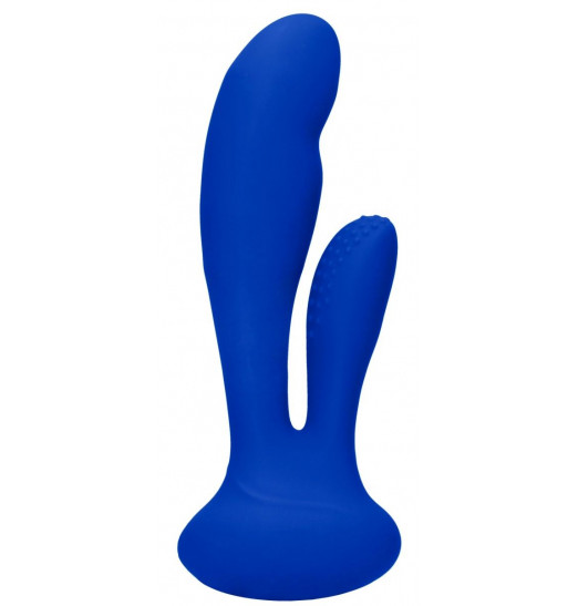 Синий вибратор G-Spot and Clitoral Vibrator Flair - 17,5 см.