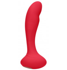 Красный вибростимулятор точки G Finesse - 17,5 см.