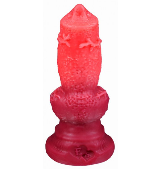 Красный фаллоимитатор  Акита large  - 27,5 см.