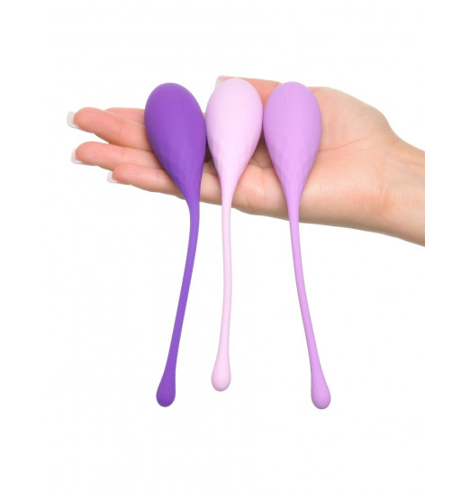 Набор из 3 фиолетовых шариков Кегеля Train-Her Set Набор из 3 фиолетовых шариков Кегеля Train-Her Set