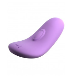 Фиолетовый компактный вибростимулятор Remote Silicone Please-Her