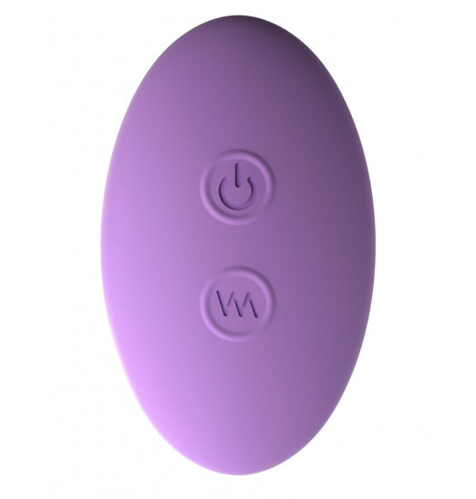 Фиолетовый компактный вибростимулятор Remote Silicone Please-Her