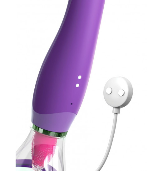 Фиолетовый вакуумный клиторальный стимулятор Her Ultimate Pleasure Фиолетовый вакуумный клиторальный стимулятор Her Ultimate Pleasure