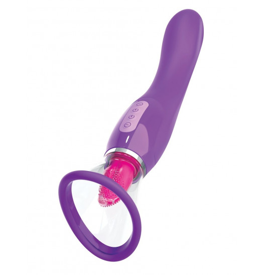 Фиолетовый вакуумный клиторальный стимулятор Her Ultimate Pleasure Фиолетовый вакуумный клиторальный стимулятор Her Ultimate Pleasure