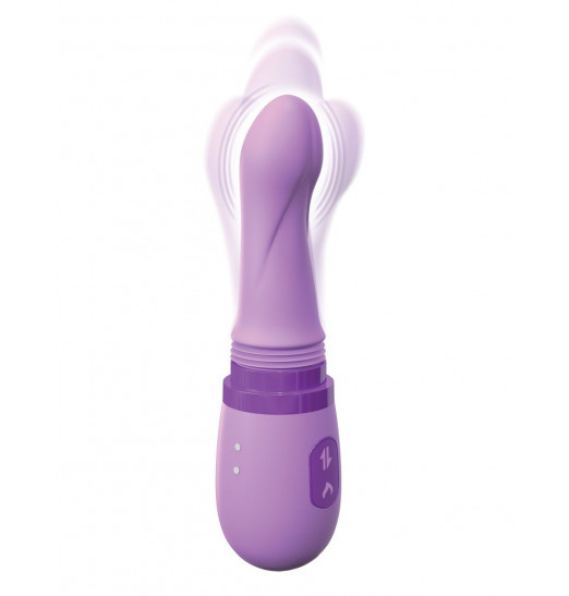 Фиолетовый вибростимулятор Her Personal Sex Machine - 21,3 см. Фиолетовый вибростимулятор Her Personal Sex Machine - 21,3 см.