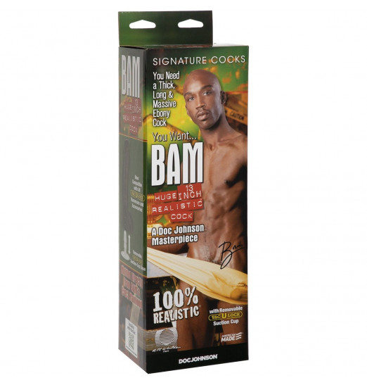 Коричневый фаллоимитатор BAM Huge 13 Realistic Cock - 31 см. Коричневый фаллоимитатор BAM Huge 13 Realistic Cock - 31 см.