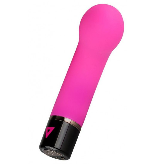 Розовый силиконовый мини-вибратор Lil Gspot - 13 см.