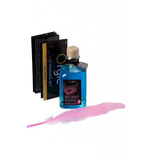 Массажное масло Orgie Lips Massage со вкусом сахарной ваты - 100 мл. Массажное масло Orgie Lips Massage со вкусом сахарной ваты - 100 мл.