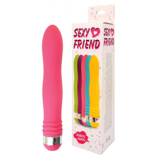 Розовый эргономичный вибратор Sexy Friend - 17,5 см. Розовый эргономичный вибратор Sexy Friend - 17,5 см.