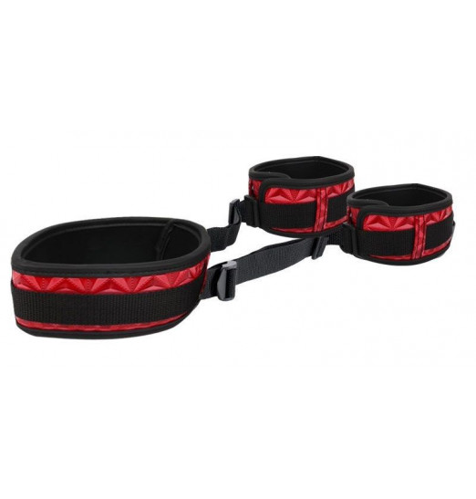 Розово-черный фиксатор для ног Notabu