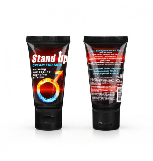 Возбуждающий крем для мужчин Stand Up - 25 гр. Возбуждающий крем для мужчин Stand Up - 25 гр.