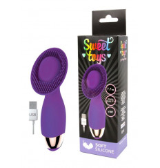 Фиолетовый фантазийный вибромассажер с 10 режимами вибрации