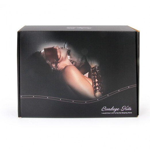 Красно-черный игровой комплект БДСМ