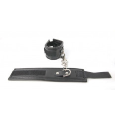 Черные наручники на липучке