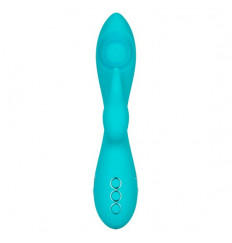 Бирюзовый вибратор Santa Monica Starlet с пульсирующим воздействием