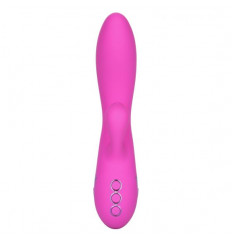 Лиловый вибратор Malibu Minx с функцией всасывания