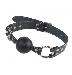 Кляп-шар классической формы и конструкции из натуральной кожи Кляп-шар классической формы и конструкции из натуральной кожи