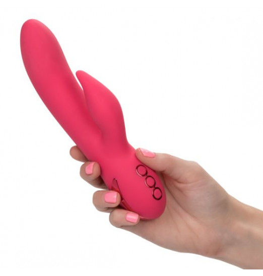 Коралловый вибратор San Francisco Sweetheart с функцией движения пальчика