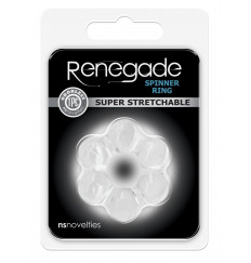 Прозрачное эрекционное кольцо Spinner Ring