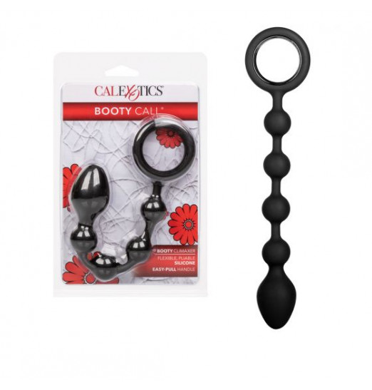 Черная анальная цепочка Booty Climaxer - 20,25 см. Черная анальная цепочка Booty Climaxer - 20,25 см.