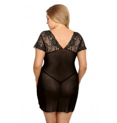 Прозрачная сорочка Marina с кружевным лифом