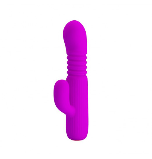 Лиловый фрикционный вибратор Leopold - 15,5 см. Лиловый фрикционный вибратор Leopold - 15,5 см.