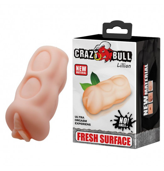 Мастурбатор-вагина Lillian с рельефным тоннелем