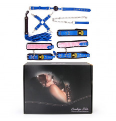 Изысканный набор БДСМ-аксессуаров с нашивками в военной тематике