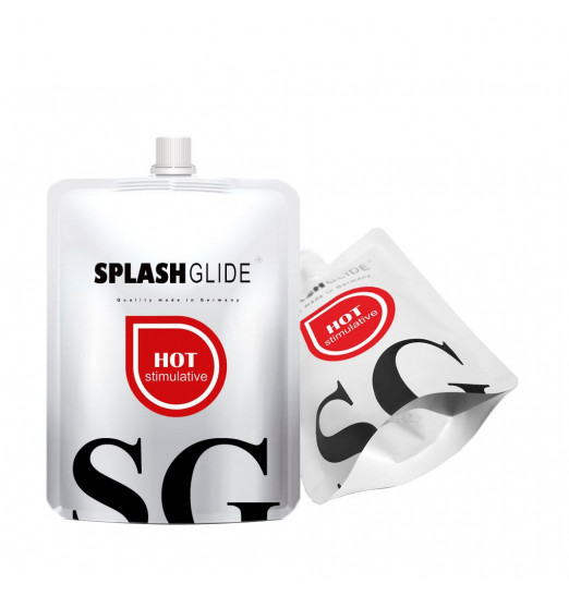 Возбуждающий лубрикант на водной основе Splashglide Hot Stimulative - 100 мл.