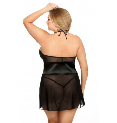 Прозрачная сорочка Stefi со шнуровкой