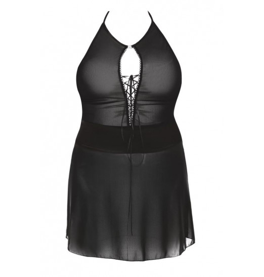 Прозрачная сорочка Stefi со шнуровкой