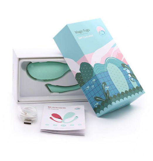 Мятное виброяйцо в форме рыбки MAGIC FUGU