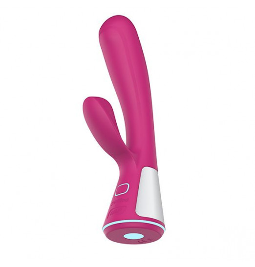 Розовый интерактивный вибратор Kiiroo Ohmibod Fuse - 18 см.