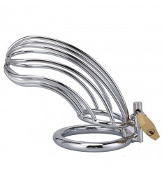 Серебристый пояс верности с замочком