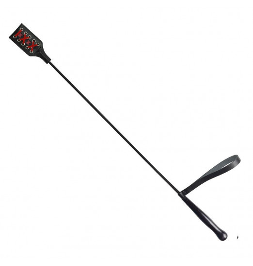 Стек с декоративной шнуровкой на хлопушке - 65 см. Стек с декоративной шнуровкой на хлопушке - 65 см.