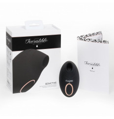 Черный клиторальный вакуум-волновой массажер Irresistible Seductive