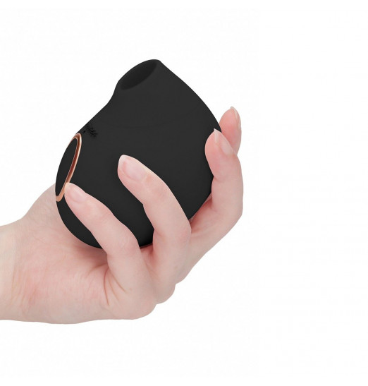 Черный клиторальный вакуум-волновой массажер Irresistible Seductive Черный клиторальный вакуум-волновой массажер Irresistible Seductive