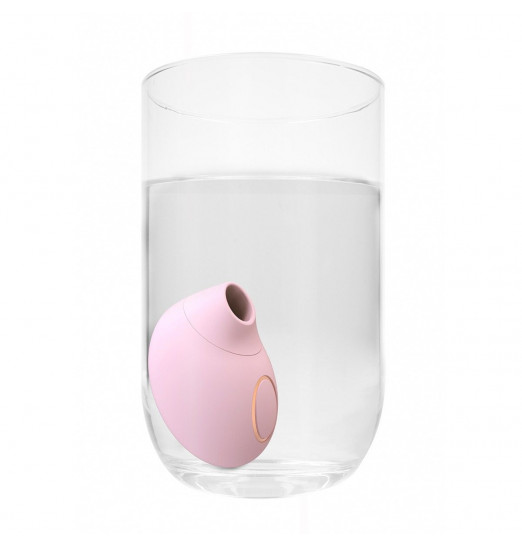 Розовый клиторальный вакуум-волновой массажер Irresistible Seductive