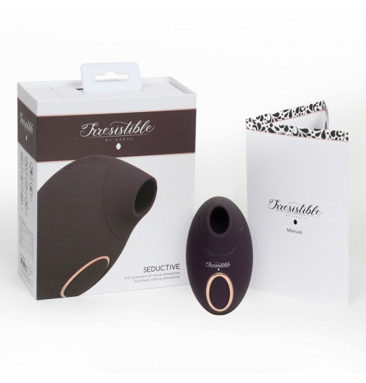 Фиолетовый клиторальный вакуум-волновой массажер Irresistible Seductive