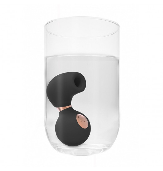 Черный клиторальный вакуум-волновой массажер Irresistible Invincible Черный клиторальный вакуум-волновой массажер Irresistible Invincible