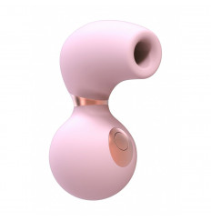 Розовый клиторальный вакуум-волновой массажер Irresistible Invincible