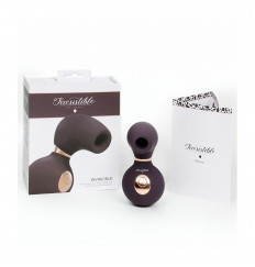 Фиолетовый клиторальный вакуум-волновой массажер Irresistible Invincible