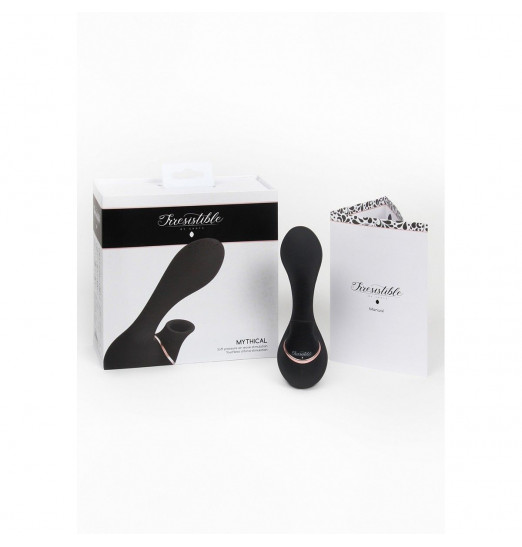 Черный вакуум-волновой массажер с двойной стимуляцией Irresistible Mythical Черный вакуум-волновой массажер с двойной стимуляцией Irresistible Mythical